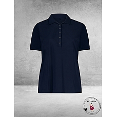 PLUS BASICS Polo Shirt Korte Mouw Navy 